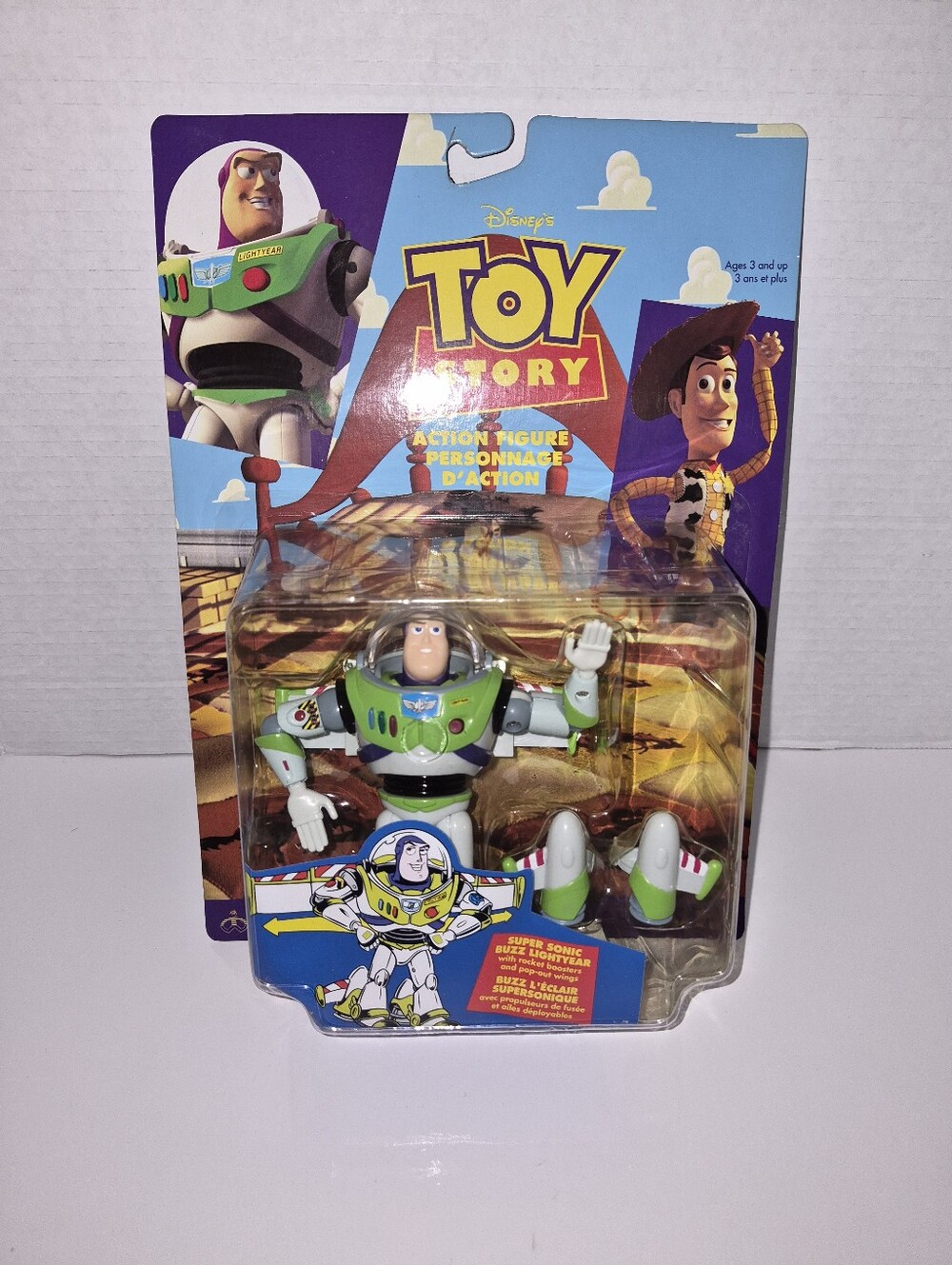 1995 Thinkway toys Disney Toy Story Super Sonic Buzz Lightyear Figure